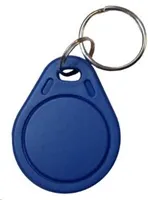 Elatec RFID Unique čip, přívěsek na klíče, 125 kHz, modrý, Standard Temic/ISO11784/785