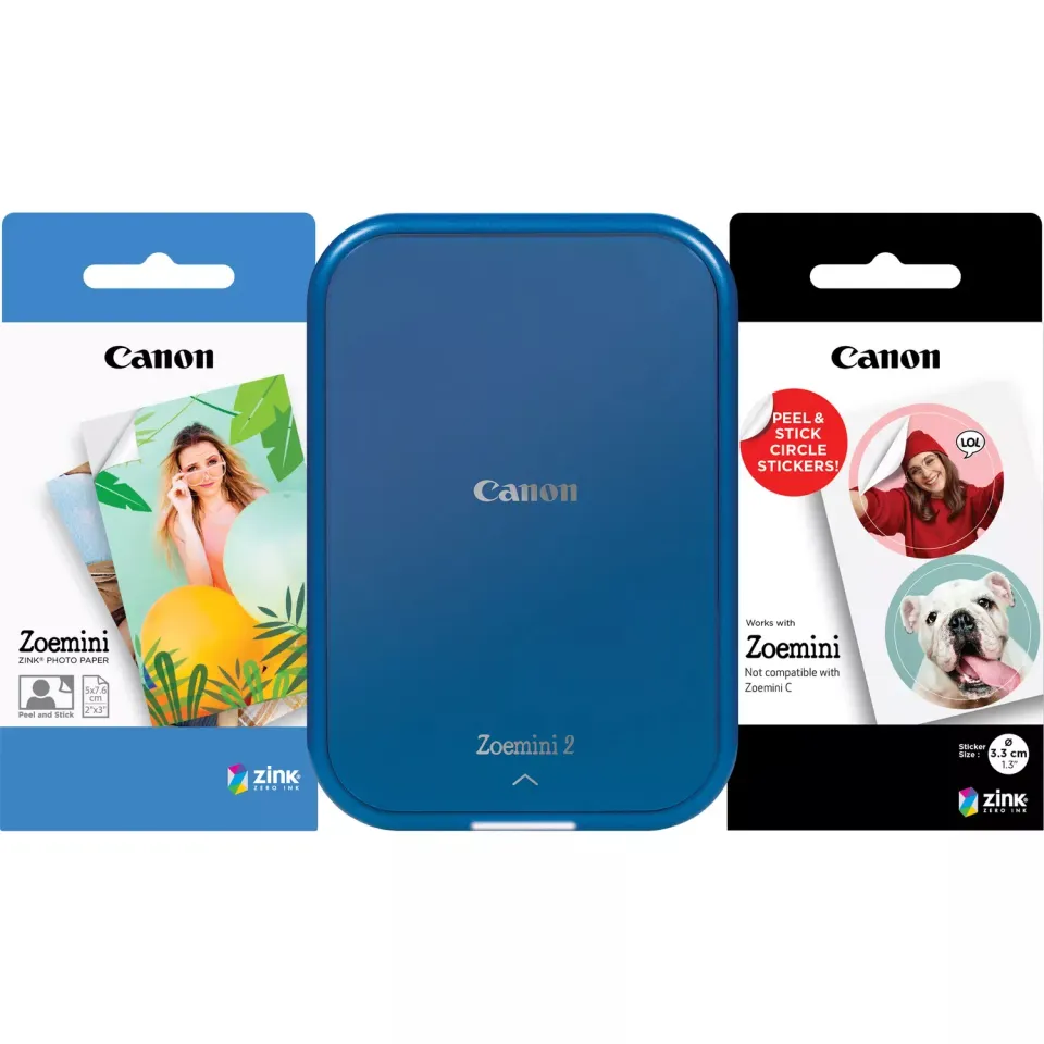 Canon Zoemini 2 kapesní tiskárna modrá+ 30P