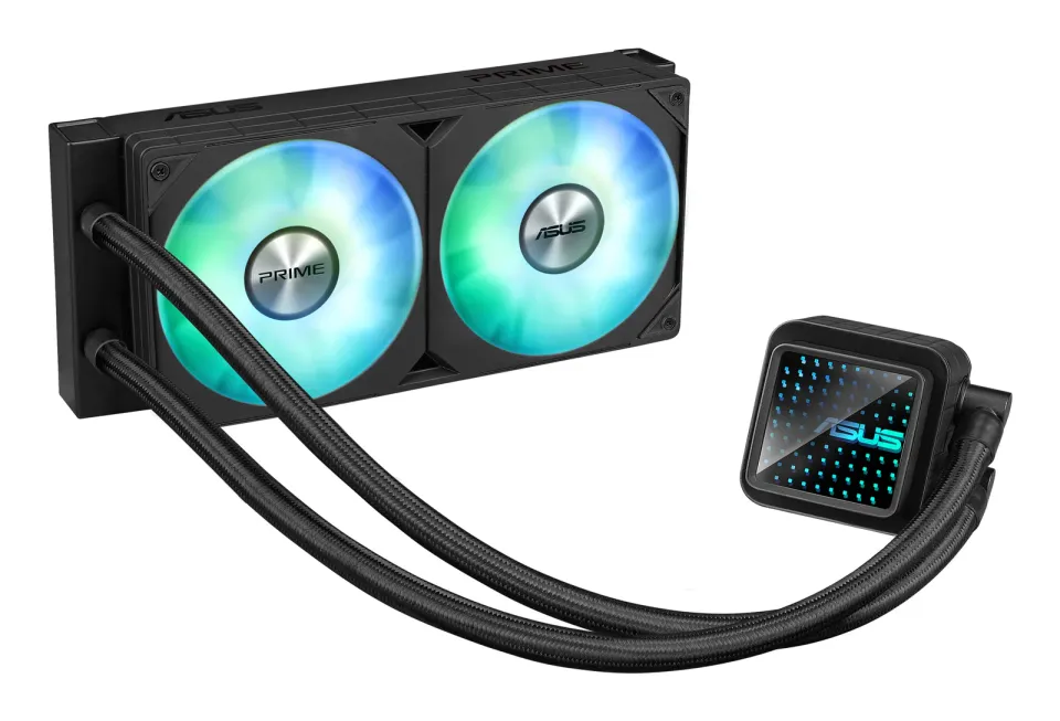 ASUS vodní chladič CPU AIO PRIME LC 240 ARGB, 2x120mm, AM5, LGA1851