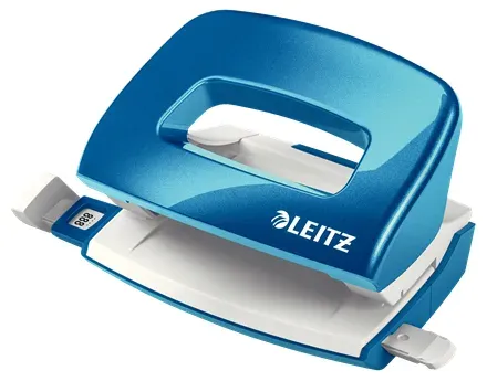 LEITZ Mini děrovačka NeXXt 5060, metalická modrá