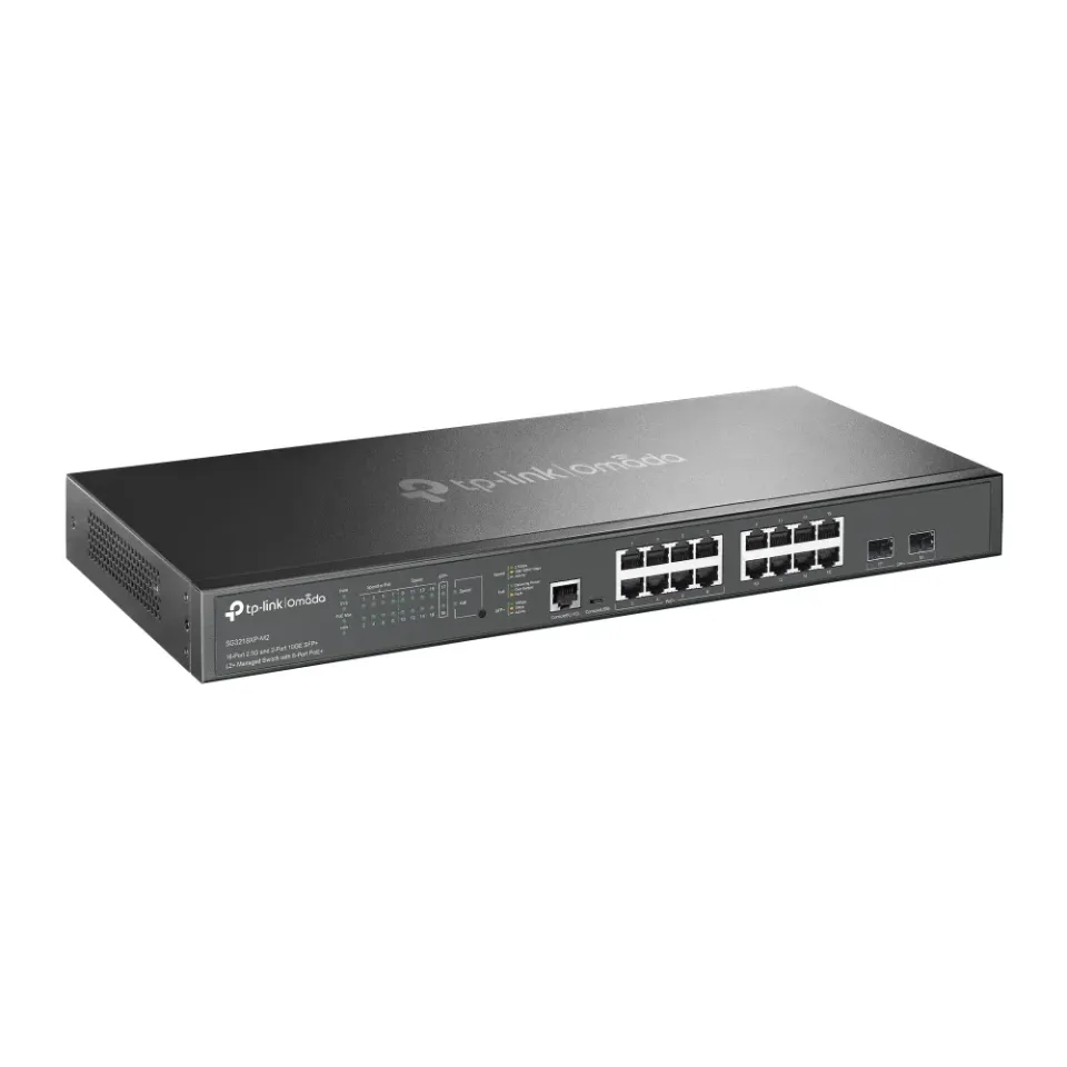 TP-Link SG3218XP-M2 Switch 8x 2,5GLan/PoE, 8x 2,5GLan, 2x 10GSFP+, 240W, Omada S