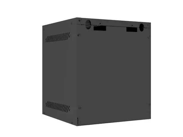 LANBERG RACKOVÁ SKŘÍŇ 10" PRO MONTÁŽ NA STĚNU 6U/280X310 (FLAT PACK) S PROSKLENÝMI DVEŘMI ČERNÁ