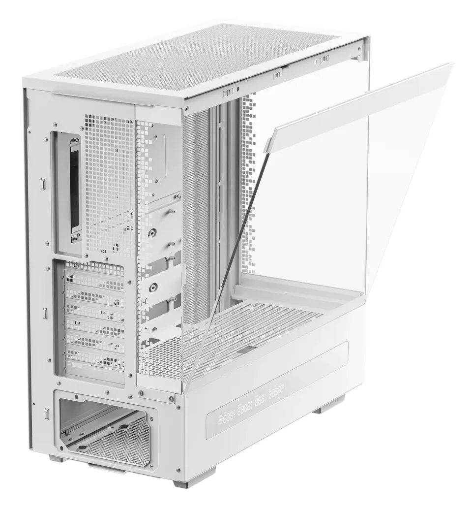 DEEPCOOL Case CH690 DIGITAL WH, ATX, Průhledná bočnice, bílá