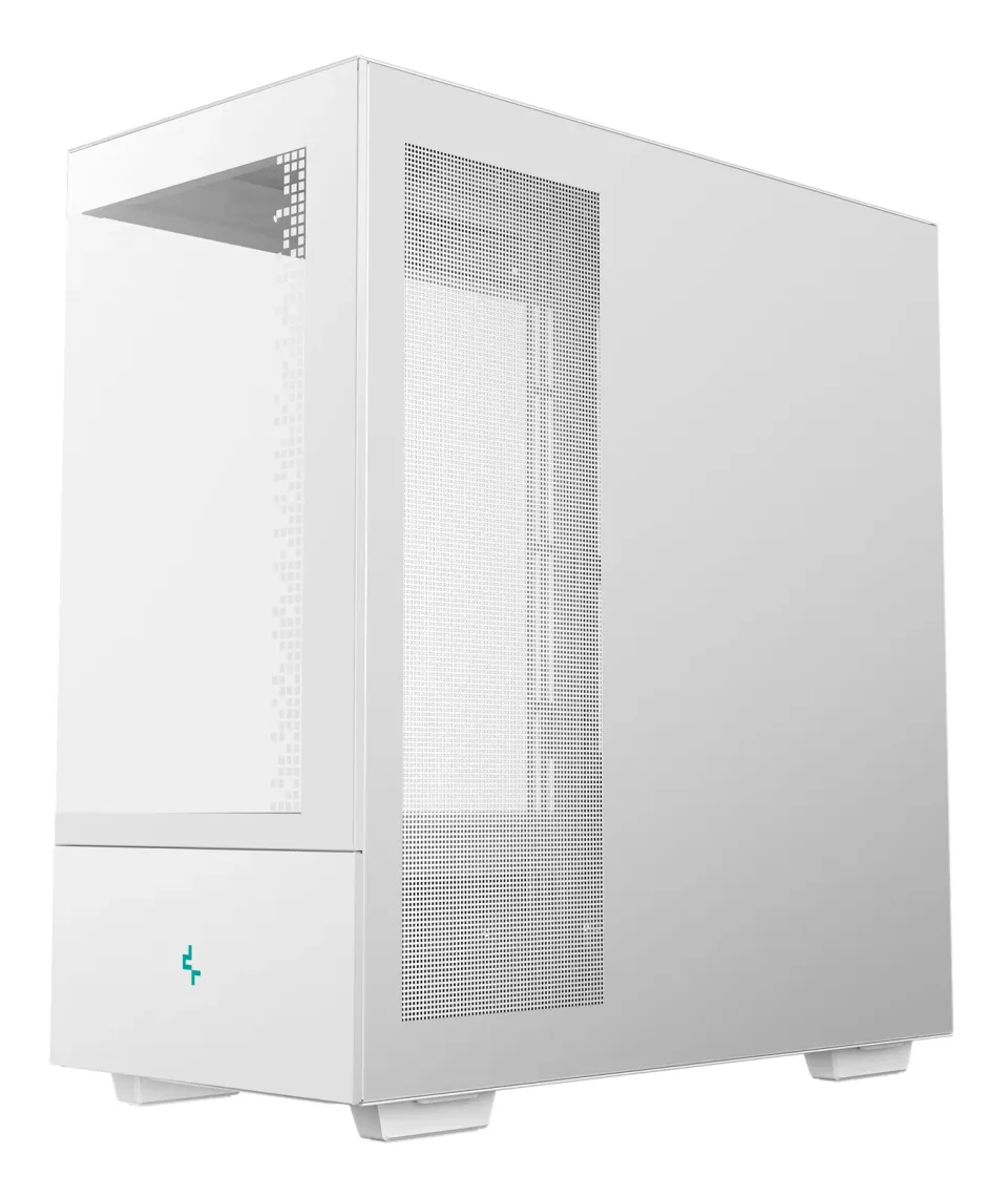 DEEPCOOL Case CH690 DIGITAL WH, ATX, Průhledná bočnice, bílá