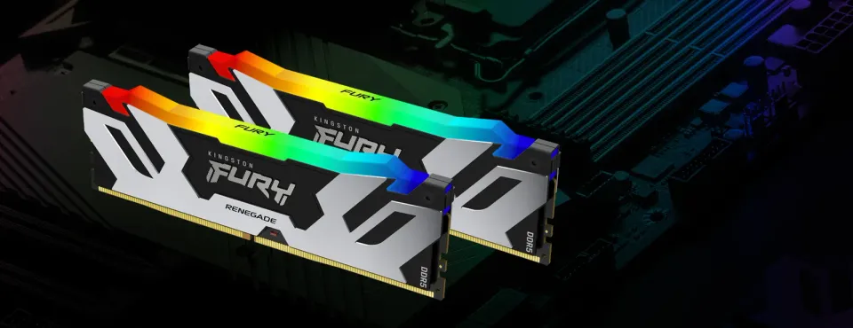 KINGSTON 16GB 6400MT/s DDR5 CL32 DIMM FURY Renegade RGB