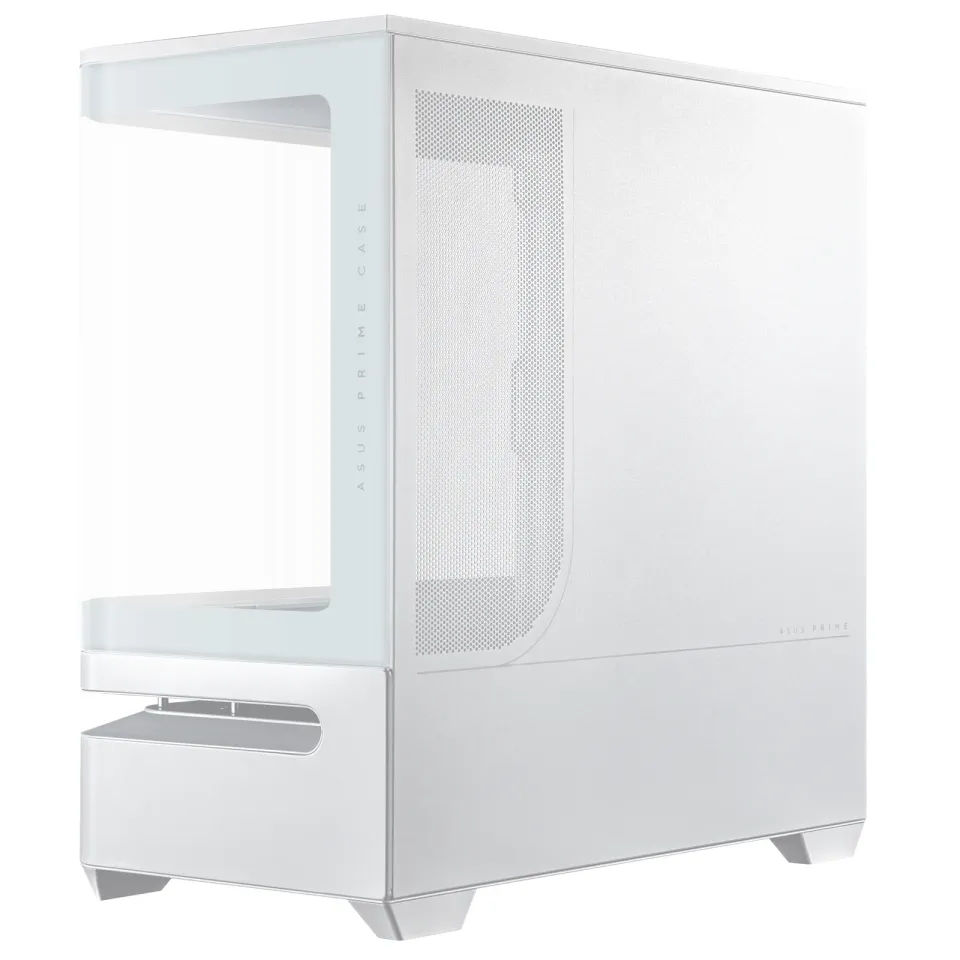 ASUS Case AP202 PRIME CASE, mATX, Průhledná bočnice, 3x 120mm ARGB Fan, bílá