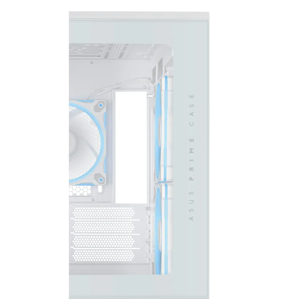 ASUS Case AP202 PRIME CASE, mATX, Průhledná bočnice, 3x 120mm ARGB Fan, bílá