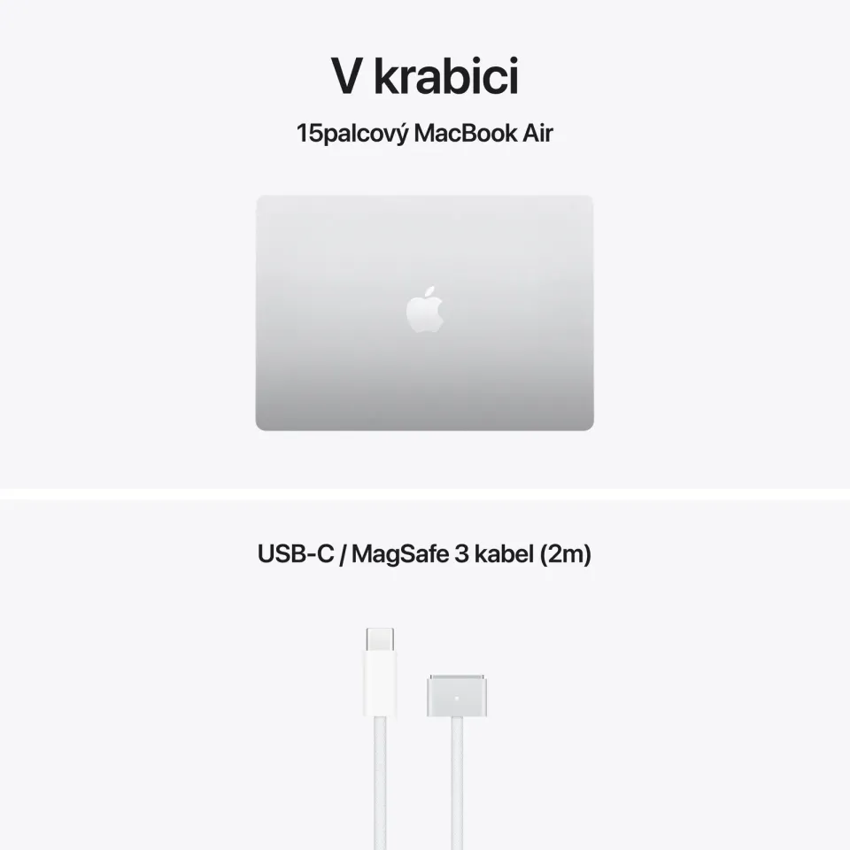 Apple MacBook Air 15"/M5/15,3"/2880x1864/16GB/1TB/M5/Tahoe/Silver/1R