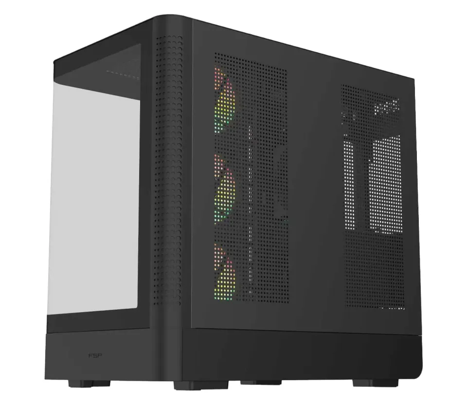 FSP M581-BA/Midi Tower/Transpar./Černá