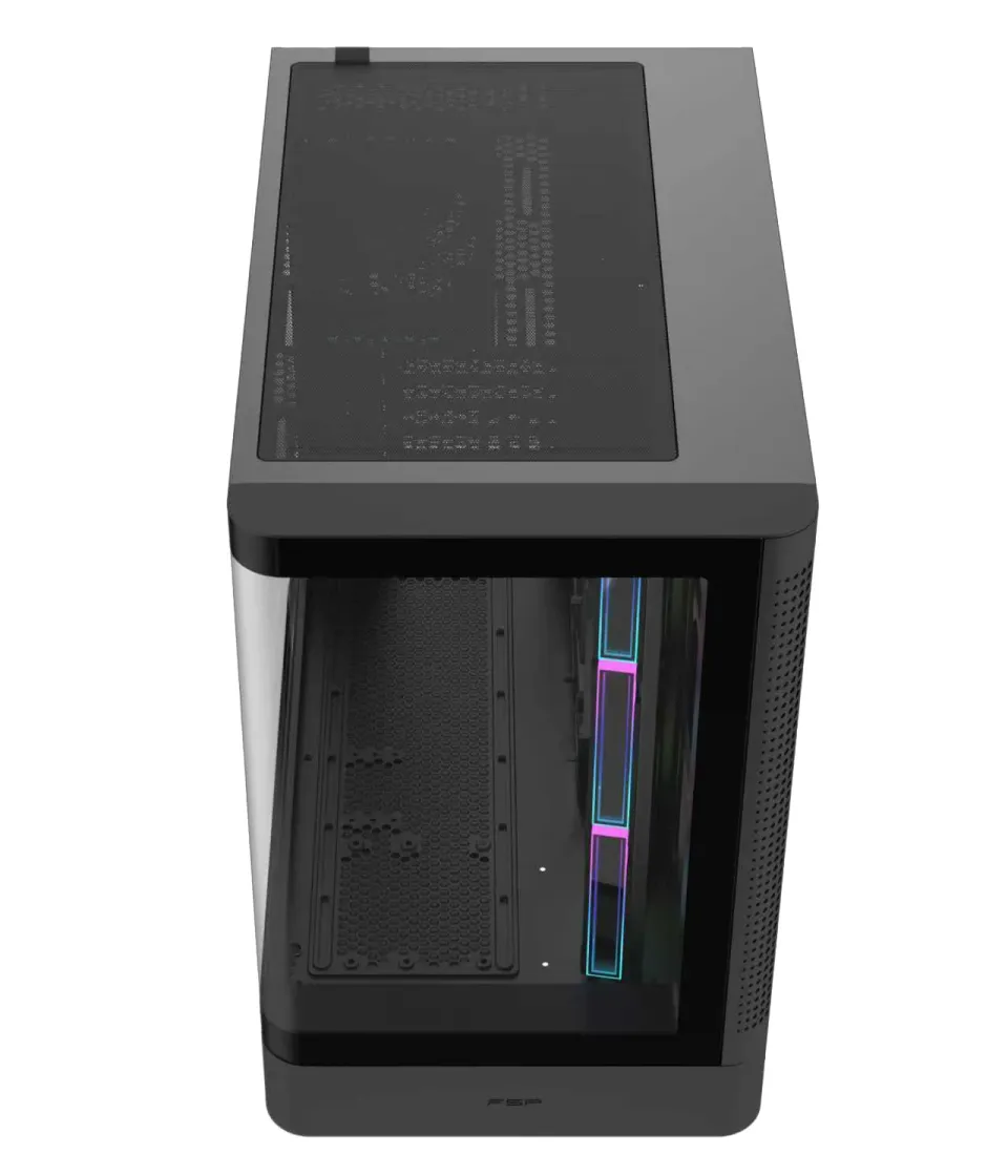 FSP M581-BA/Midi Tower/Transpar./Černá