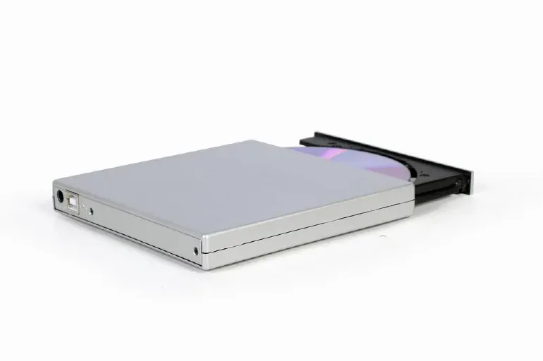 GEMBIRD externí mechanika DVD, USB 2.0, stříbrná