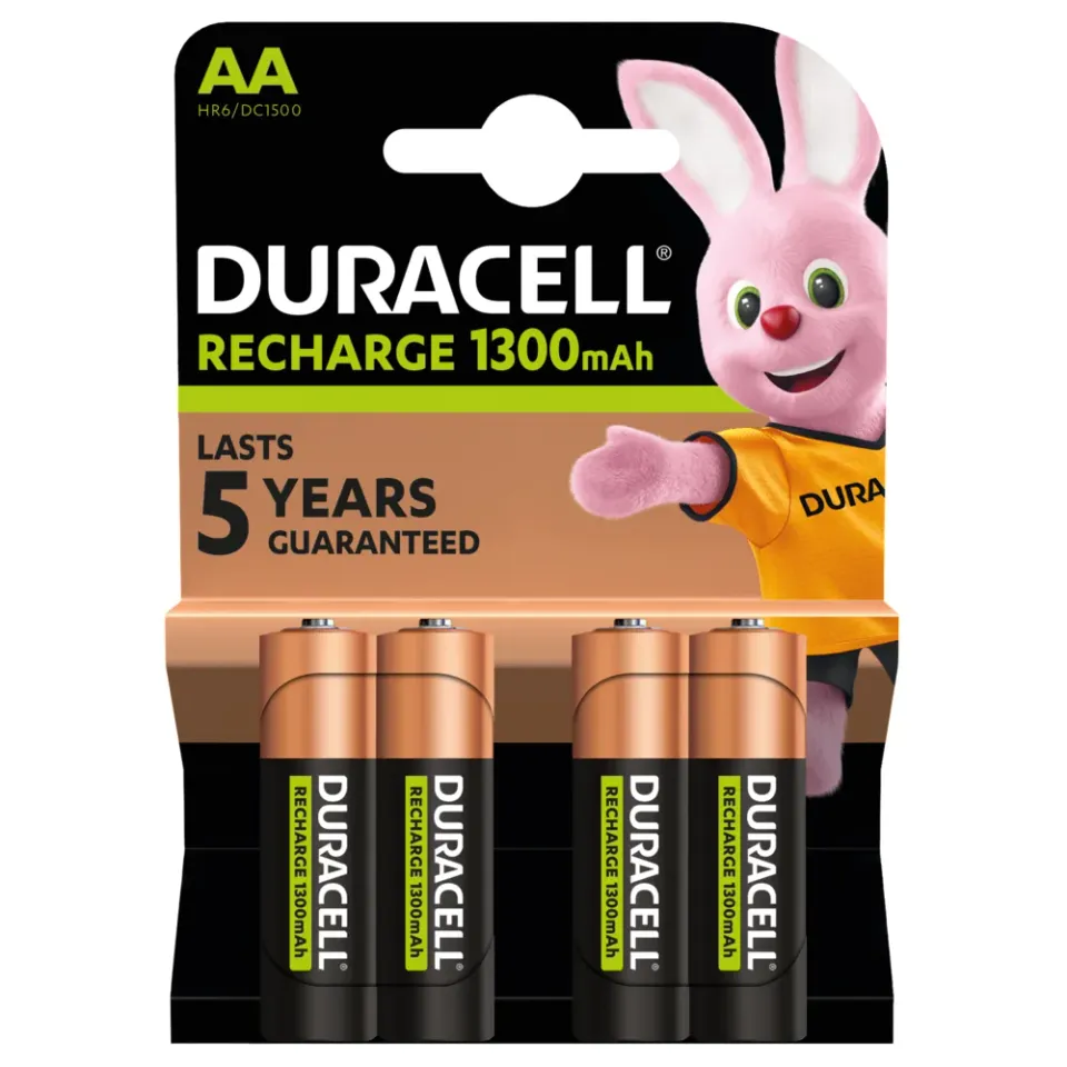 Duracell Rechargeable baterie nabíjecí 2500mAh 4 ks (AA)