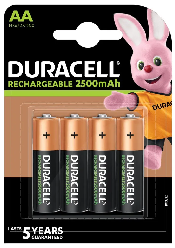 Duracell Rechargeable baterie nabíjecí 2500mAh 4 ks (AA)