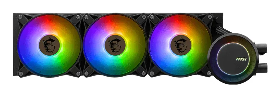 MSI vodní chladič CPU MAG CORELIQUID E360/ 3x 120mm ARGB fan/ podpora LGA1700
