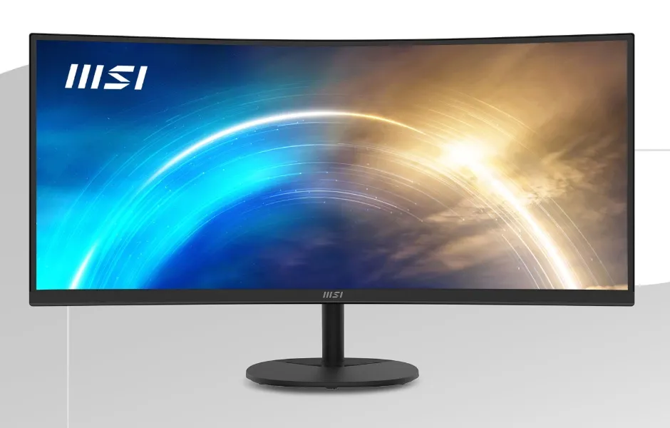 MSI monitor PRO MP341CQ, 34" zakřivený /3440x1440 (UWQHD)/VA LED/1ms/3000:1/300c