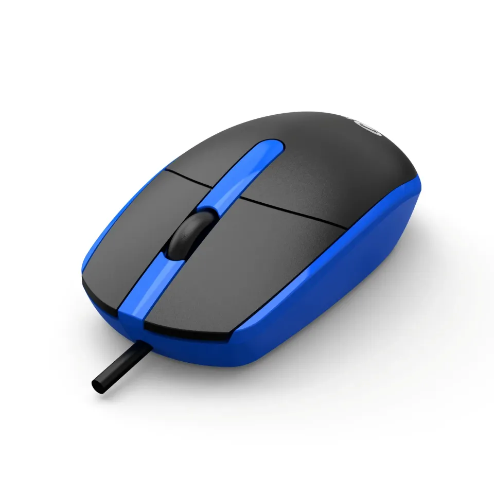 C-TECH myš WM-10, USB, 1200 DPI, černo - modrá