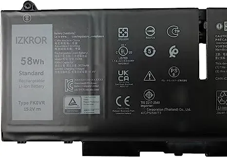 Dell Baterie 4-cell 58W/HR LI-ON pro Latitude 5330, 5430, 5530, 7330, 7430, 7530, Precision 3570
