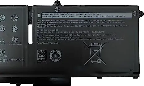 Dell Baterie 4-cell 58W/HR LI-ON pro Latitude 5330, 5430, 5530, 7330, 7430, 7530, Precision 3570