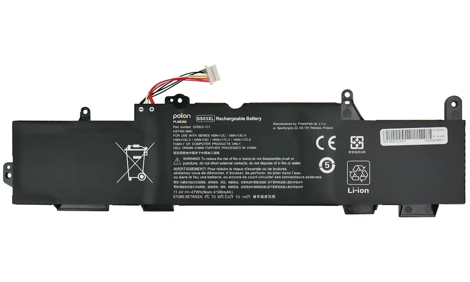TRX Baterie Polion SS03XL pro notebooky HP EliteBook 735 G5 G6 745 G5 G6 830 G5 G6 840 - 4100mAh 47Wh /neoriginální