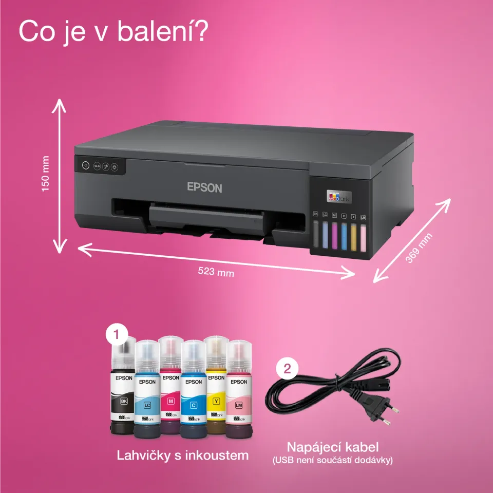 EPSON L18050 - A3/22ppm/6ink/potiskDVD/Wi-Fi/CISS