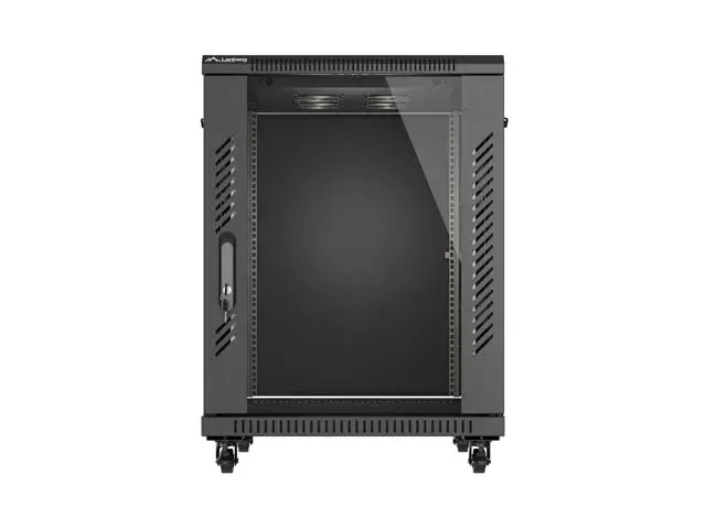 LANBERG Volně stojící skříň 19" 15U/600x800 černá (RAL9004) (v rozloženém stav