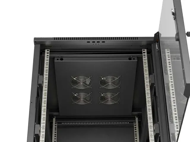 LANBERG Volně stojící skříň 19" 15U/600x800 černá (RAL9004) (v rozloženém stav