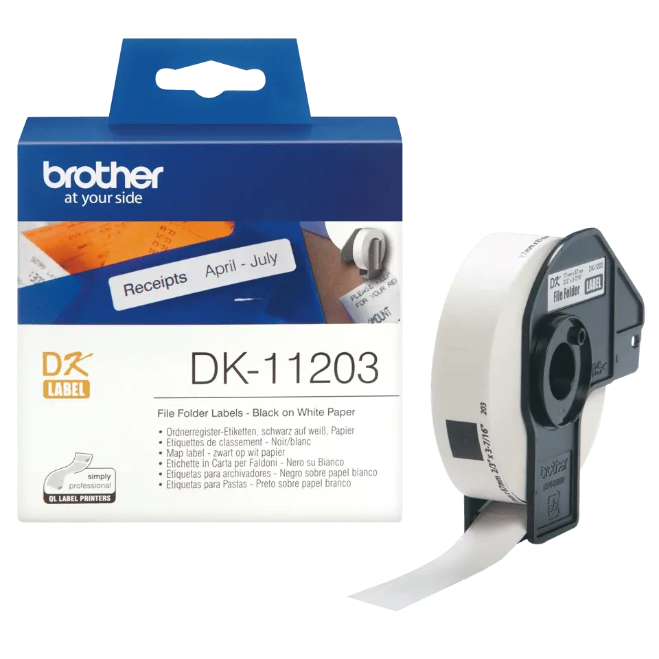 Brother - DK-11203 (papírové/databáze-300ks) 17x87mm