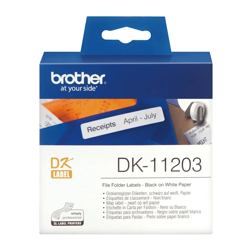 Brother - DK-11203 (papírové/databáze-300ks) 17x87mm