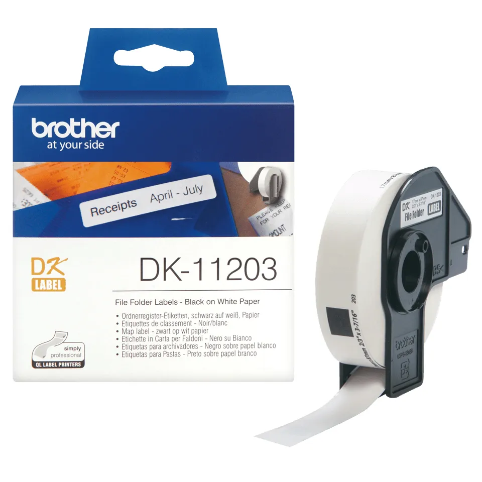 Brother - DK-11203 (papírové/databáze-300ks) 17x87mm