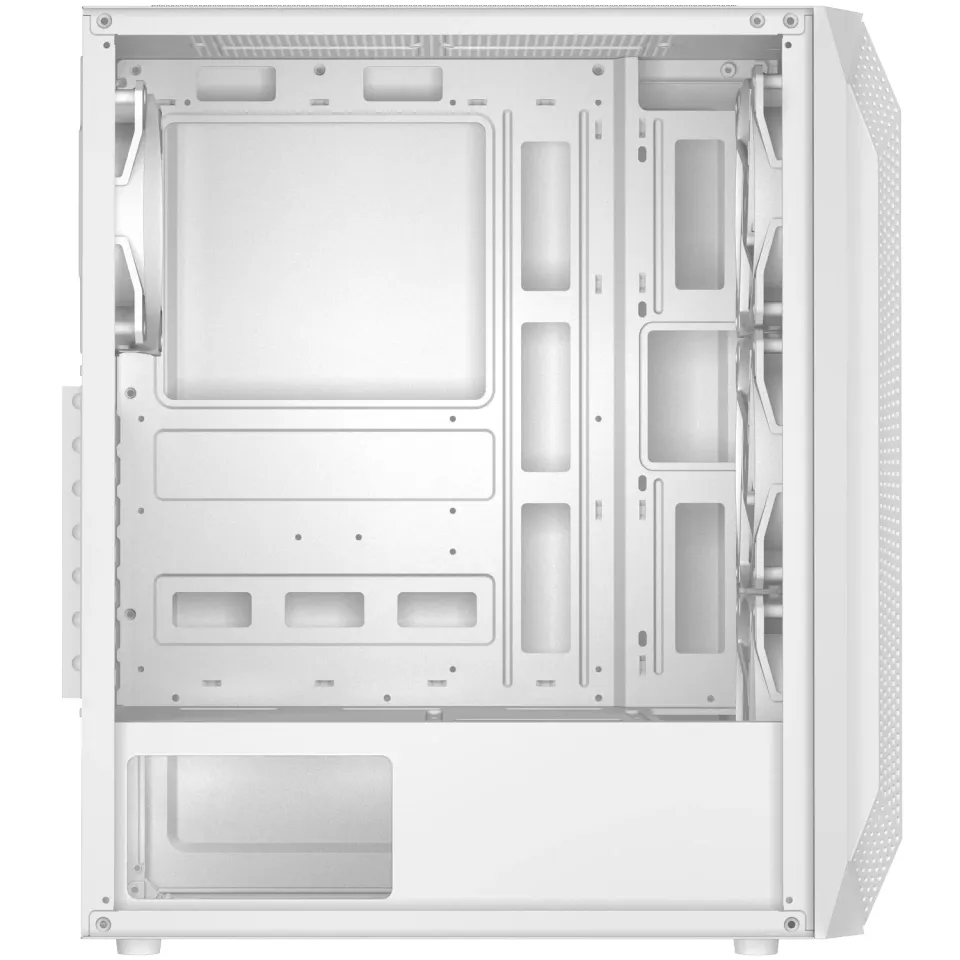 EVOLVEO Xenon, skříň ATX, 4x ARGB ventilátor 120mm, přední panel airflow mesh, b