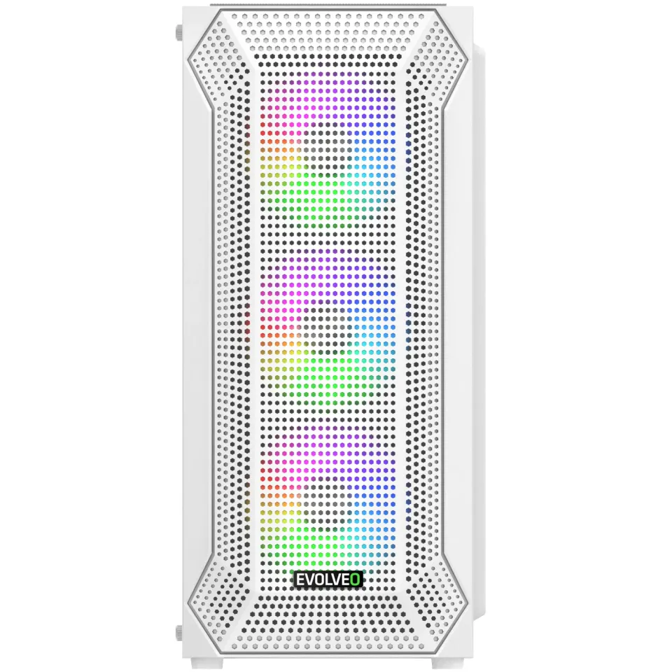 EVOLVEO Xenon, skříň ATX, 4x ARGB ventilátor 120mm, přední panel airflow mesh, b