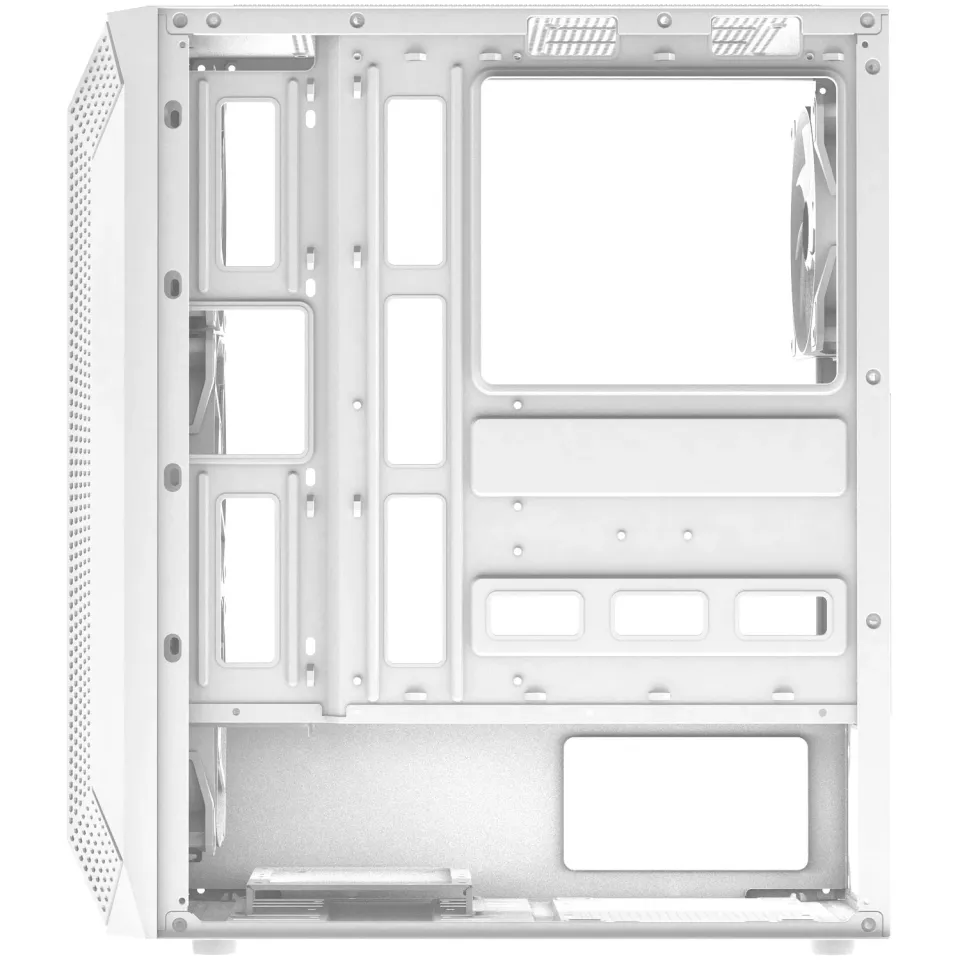 EVOLVEO Xenon, skříň ATX, 4x ARGB ventilátor 120mm, přední panel airflow mesh, b