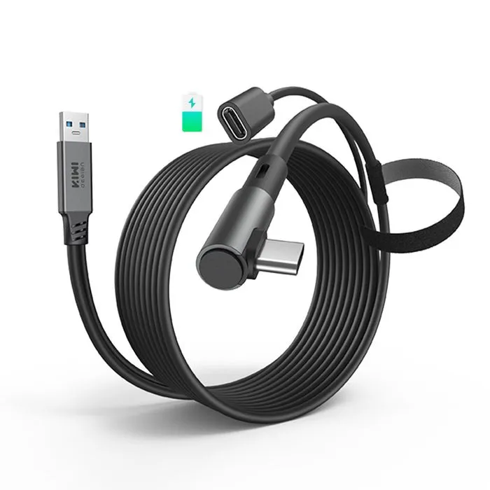 Kiwi design 4M Link Cable with charing, Black