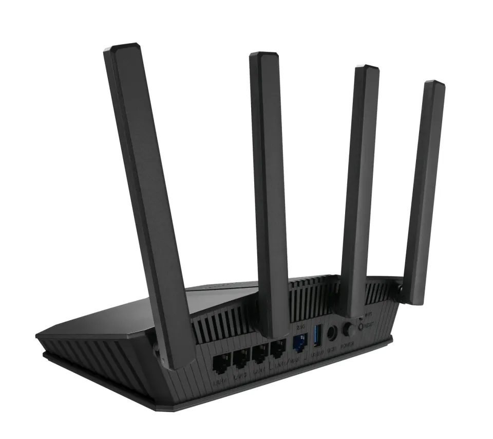 ASUS Router RT-BE58U V2, IPv6, WiFi 7, 1 GB RAM, 1x USB 3.2 Gen, 3600 Mb/s