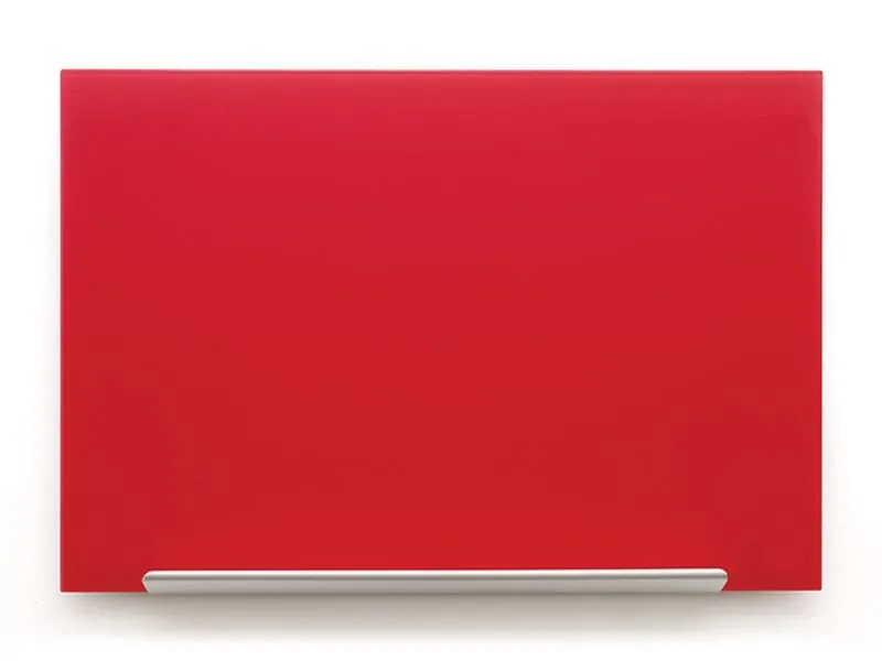 NOBO skleněná tabule Diamond glass 126x71,1 cm, red