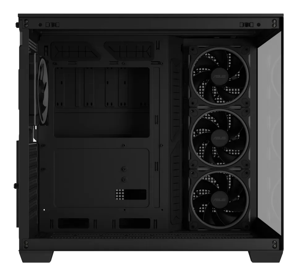 ASUS Case A32 PLUS TG ARGB, ATX, Průhledná bočnice, 4x 120mm ARGB Fan, Černá