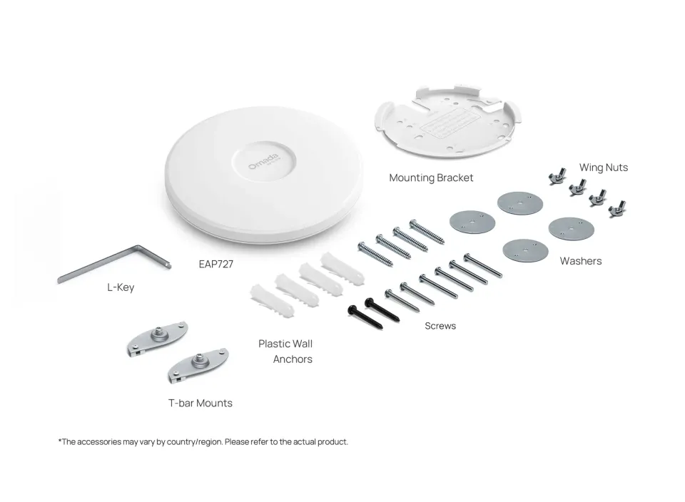 TP-Link EAP727 OMADA WiFi7 AP (BE5000,2,4GHz/5GHz,1x2,5GbELAN,1xPoE+)