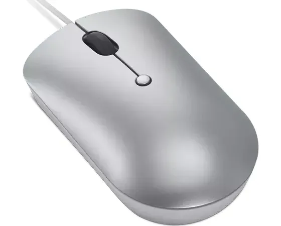 Lenovo myš CONS 540 USB-C kabelová kompaktní - stříbrná (Cloud Grey)