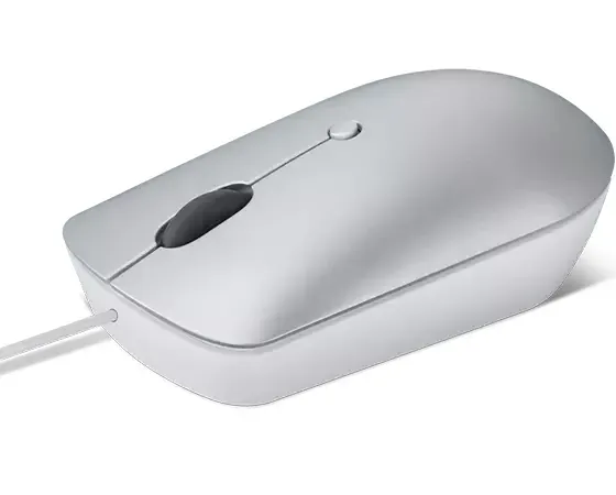 Lenovo myš CONS 540 USB-C kabelová kompaktní - stříbrná (Cloud Grey)