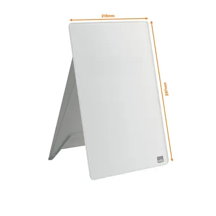 Nobo stolní skleněný flipchart na poznámky