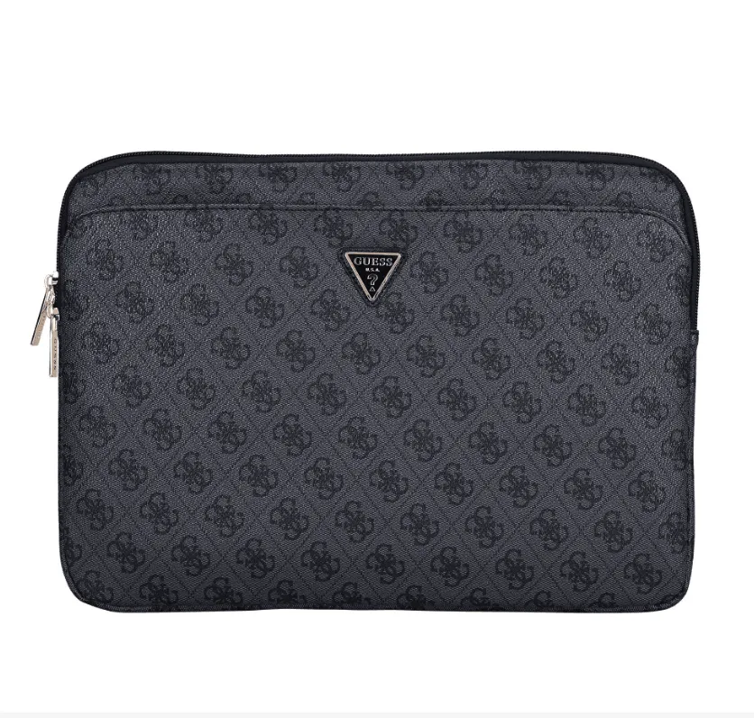 Guess PU 4G Triangle Logo Obal pro Notebook 14" Black
