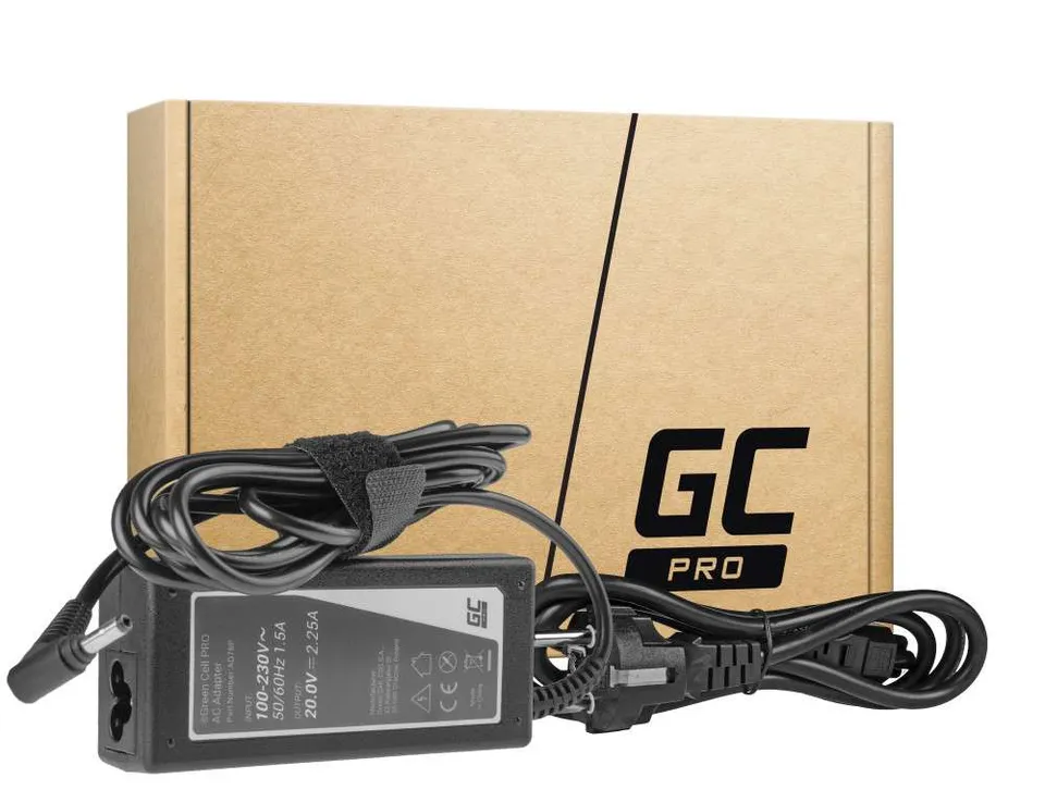 Green Cell PRO Charger / AC Adapter 20V 2.25A 45W for Lenovo IdeaPad 110 110-15