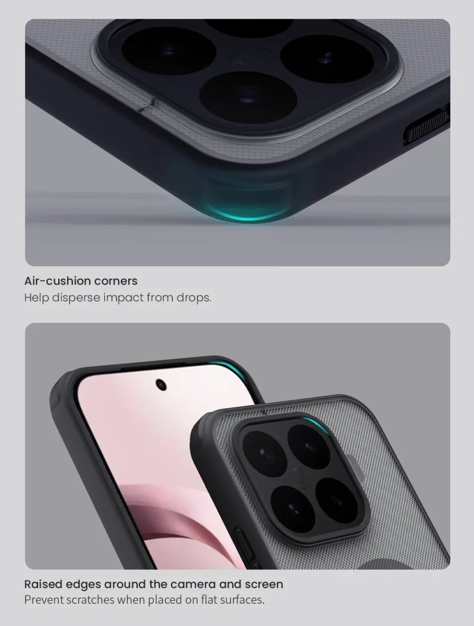 Nillkin Super Frosted PRO Magnetic Zadní Kryt pro Xiaomi 17T Transparent Black
