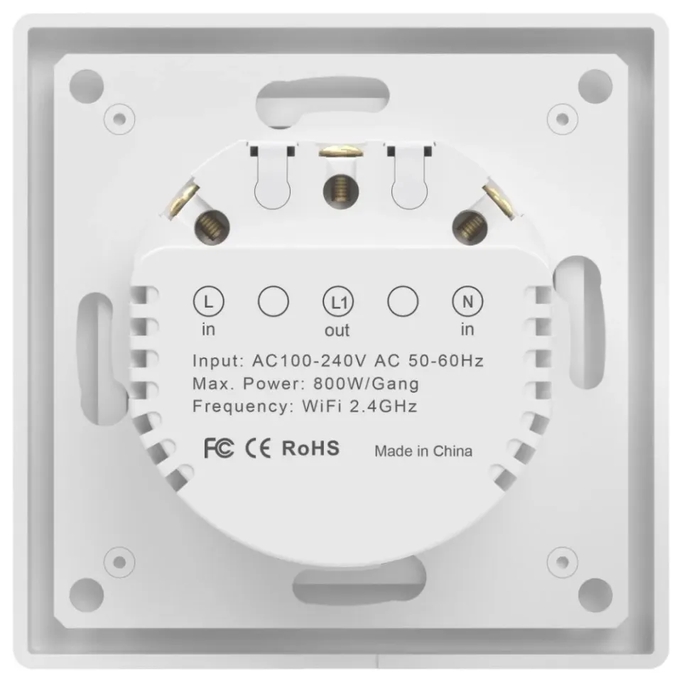 IMMAX NEO SMART vypínač Nexa 1-tlačítkový, Wi-Fi, 230V, TUYA