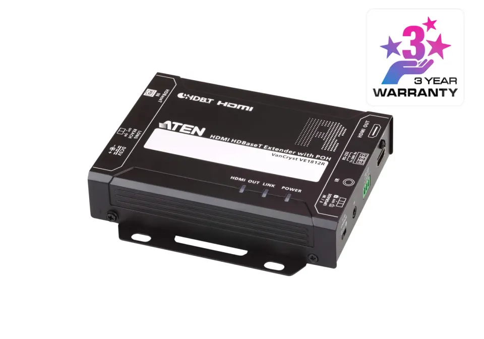 ATEN HDMI HDBaseT Receiver with POH (4K@100m) (HDBaseT Class A)