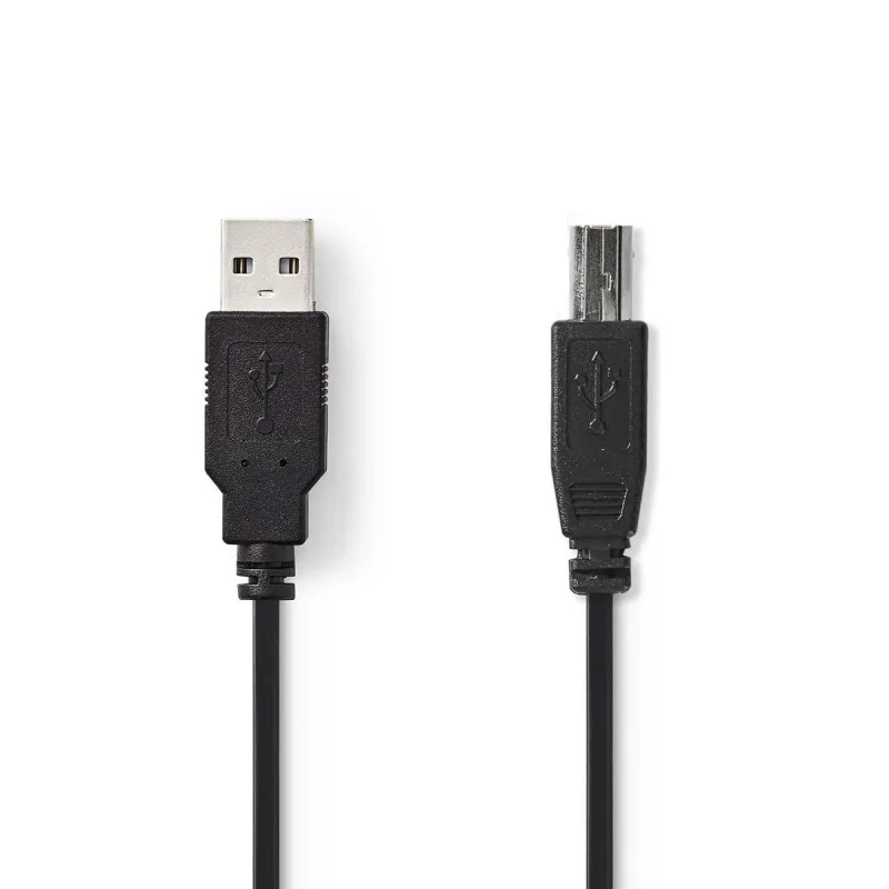 Nedis CCGB60100BK50 - USB 2.0 kabel | A Zástrčka - B Zástrčka | 5 m | Černá barv
