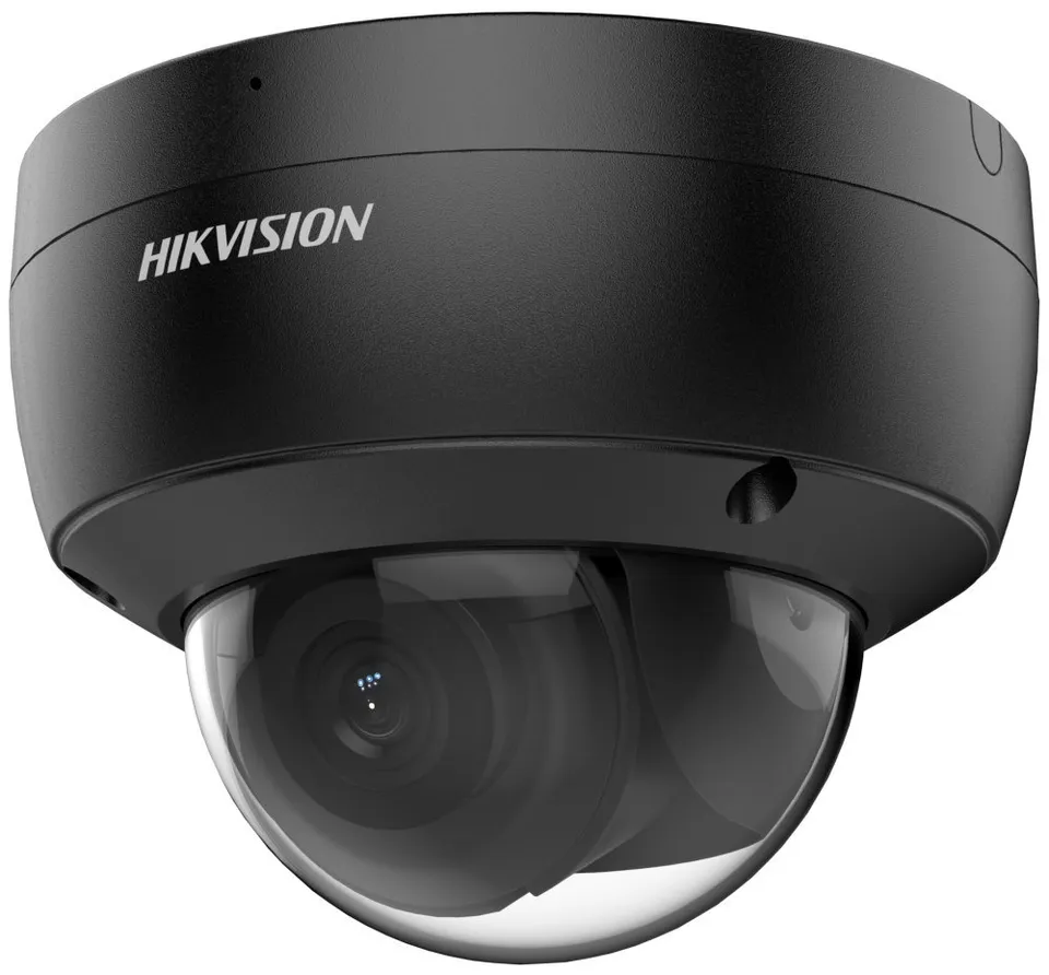 Hikvision DS-2CD2186G2-ISU(2.8mm)(C)(BLACK) - 8MPix IP Dome AcuSense kamera; IR 30m, Audio, Alarm, mikrofon, IK10; černá