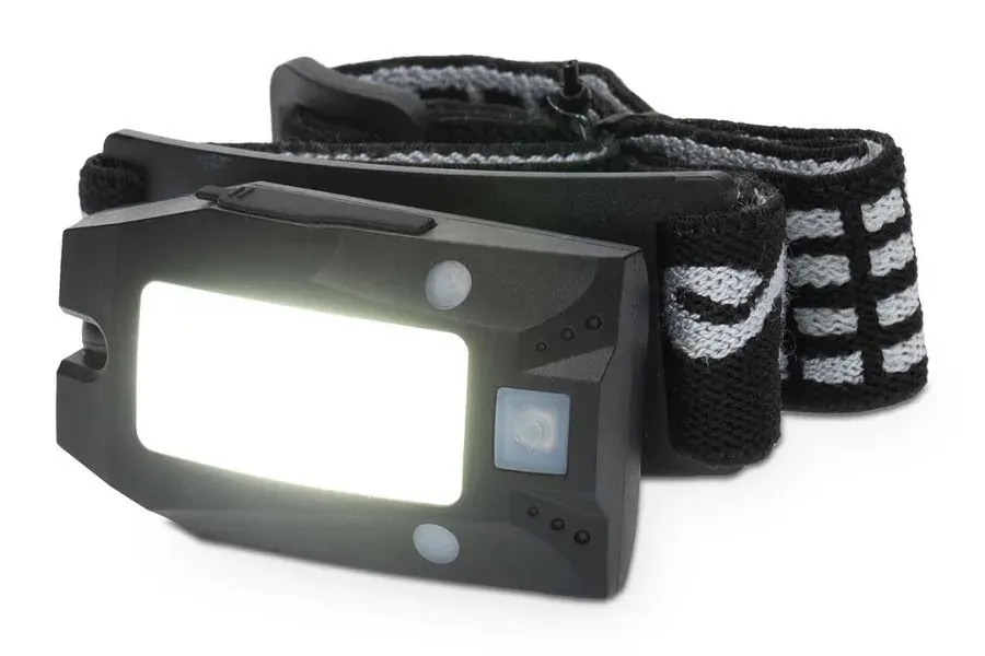 NEDIS LED čelovka/ 180 lm/ napájení z baterie/ napájení z USB/ 3.7 V DC/ včetně baterií/ dobíjecí/ černá