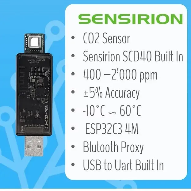 Solarmi CO2 senzor, ESPHome