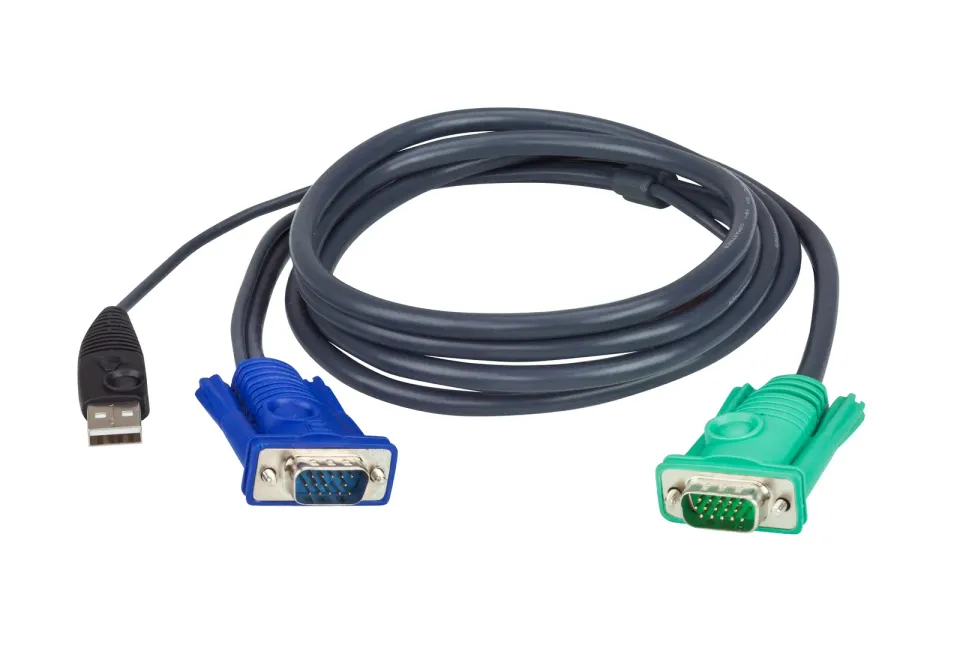 ATEN integrovaný kabel KVM USB 2L-5201U 1.2 M